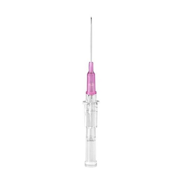 EXELINT Safelet I.V. Catheter – 20G X 1, Pink Hub, Wingless – Box Of 50 (26741)