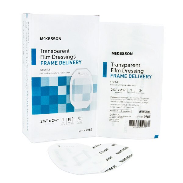 Octagon Transparent Film Dressing - 4 X 4-3/4 Inch | MedSTAT