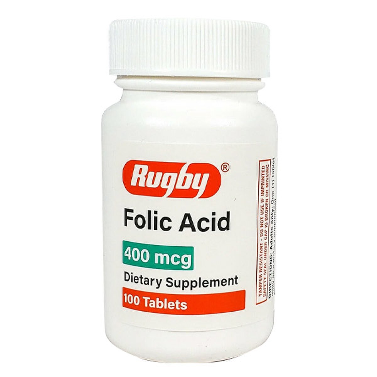 Folic Acid Tablets - 400mcg - 100 Tablets per Bottle | MedSTAT